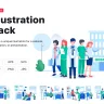 Virgo - bHospital and Healthcare Vector Scenes