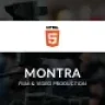Montra - Film & Video Production HTML Bootstrap Template